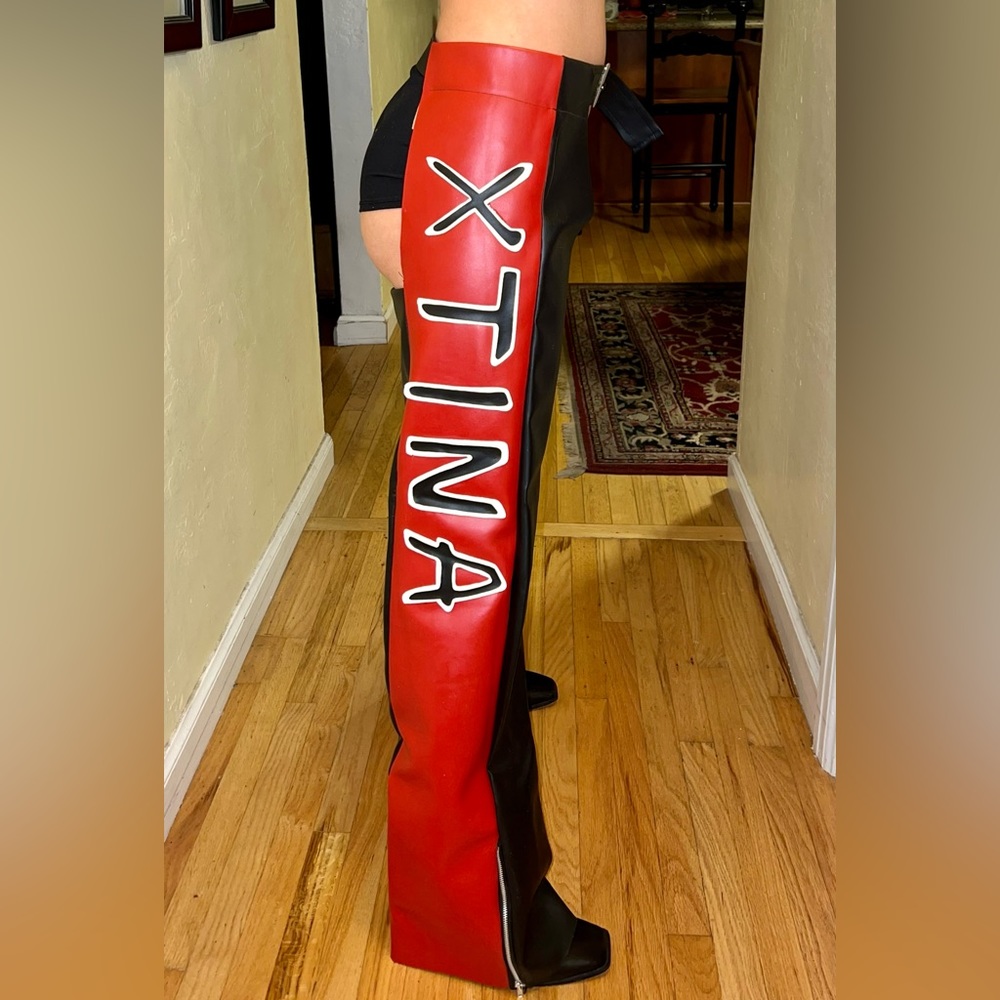 XTINA Diirty Costume Red Chaps